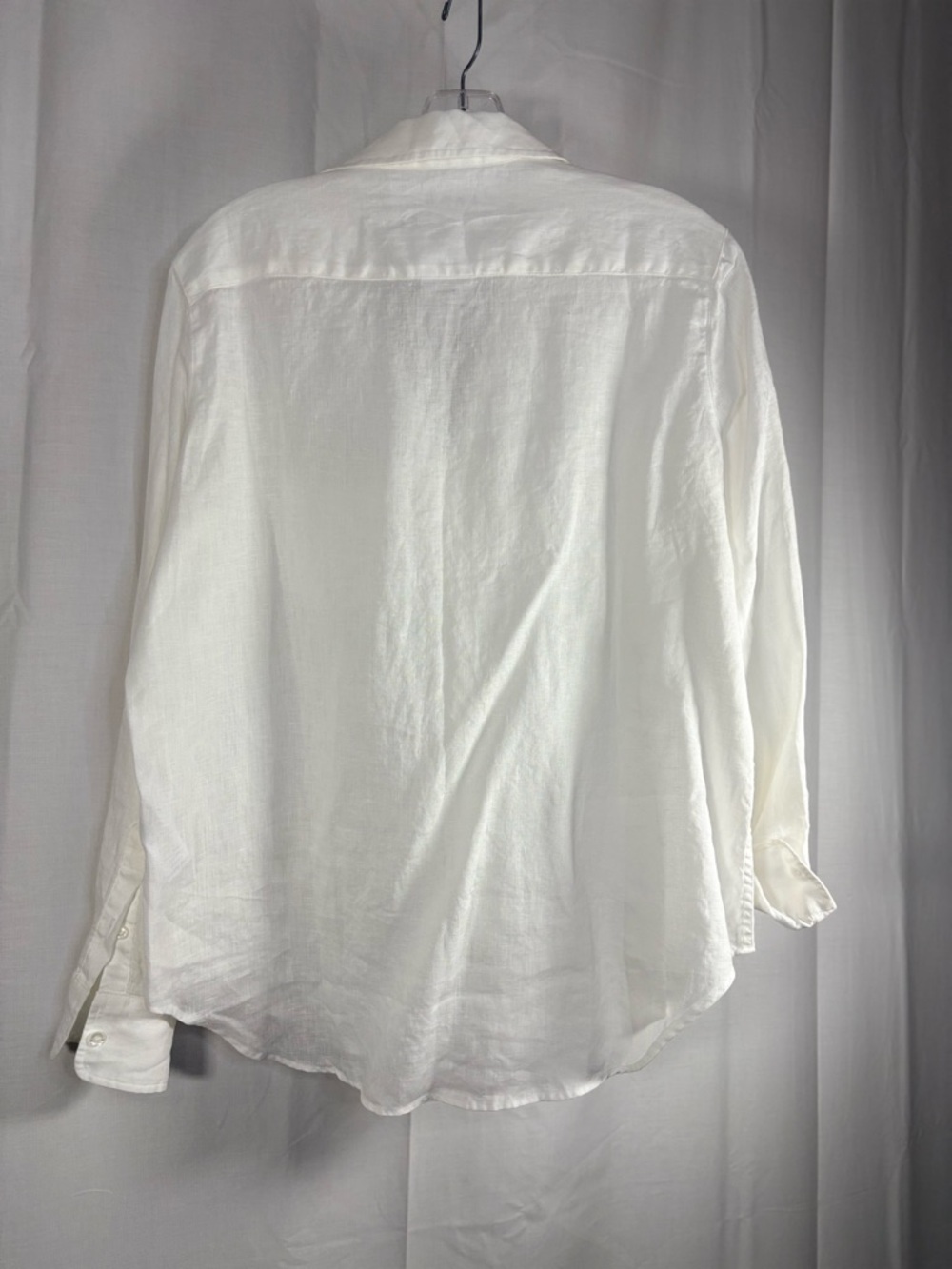 EUC Frank & Eileen White 100% Linen Women’s Button-Up Shirt Size XS - Picture 9 of 10